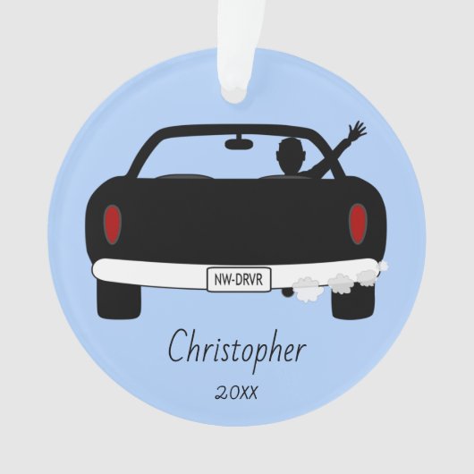 Nieuwe bestuurdersrechtse zijkant - jongen ornament (voorkant)