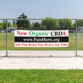 Nieuwe biologische CBDA Spandoek