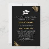 Nieuwe Black college afstuderen stijlvolle start Kaart (Voorkant)