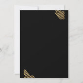 Nieuwe Black college afstuderen stijlvolle start Kaart (Achterkant)