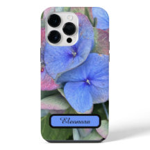Nieuwe Blauwe Hortensia Bloem Foto & Naam iPhone h
