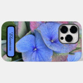 Nieuwe Blauwe Hydrangea Bloem Foto & Naam iPhone h Case-Mate iPhone Case (Achterkant (horizontaal))