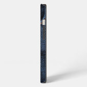 Nieuwe blauwe jeanszak iPhone hoesje (Linkerkant)