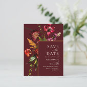 Nieuwe Bloemen Huwelijk Bewaar de Datum QR Code Briefkaart (Staand voorkant)