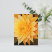 Nieuwe BOHO Gele Dahlia Briefkaart (Staand voorkant)