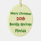 NIEUWE BONITA-SPRINGS FLORIDA CHRISTMAS ORNAMENT 2 (Rechts)