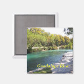 Nieuwe Braunfels Guadalupe riviermagneet Magneet (Voorkant / Achterkant)