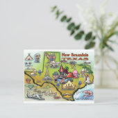 Nieuwe Braunfels TEXAS-kaart Briefkaart (Staand voorkant)