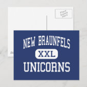 Nieuwe Braunfels - Unicorns - High - New Braunfels Briefkaart (Voorkant / Achterkant)