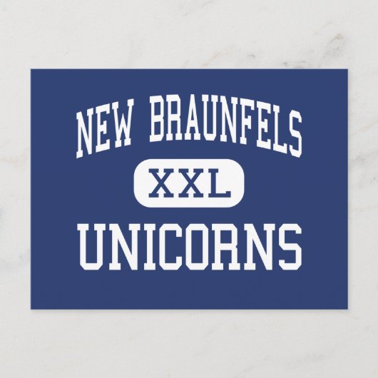 Nieuwe Braunfels - Unicorns - High - New Braunfels Briefkaart (Voorkant)