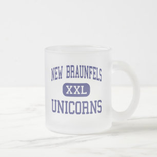 Nieuwe Braunfels - Unicorns - High - New Braunfels Matglas Koffiemok