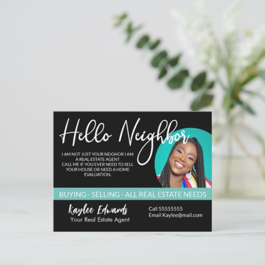 Nieuwe Briefkaarten voor Estate Agent (Staand voorkant)