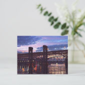 Nieuwe bruggen over de Theems in Londen Briefkaart (Staand voorkant)