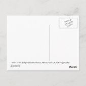 Nieuwe bruggen over de Theems in Londen Briefkaart (Achterkant)