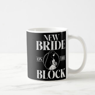 Nieuwe bruid op het blok bruid te zijn koffiemok