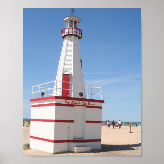 Nieuwe buffelvuurtoren poster (Voorkant)