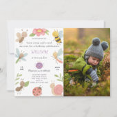 Nieuwe Bugs verjaardagsuitnodiging met foto Kaart (Voorkant)