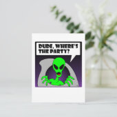 nieuwe buitenaardse partij kaart (Staand voorkant)