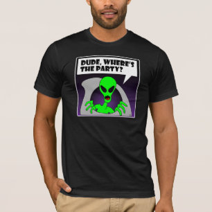 nieuwe buitenaardse partij t-shirt