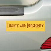 Nieuwe bumpersticker met motto van New Jersey (Op auto)