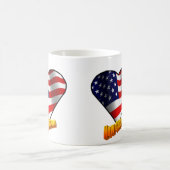 Nieuwe burgersterren en Stripe Heart Koffiemok (Center)