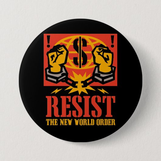 Nieuwe Button van wereldorde (Voorkant)