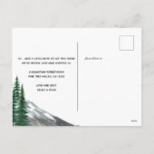 Nieuwe buurt Bosberg Dennen Verhuisbericht Feestdagenkaart (Achterkant)