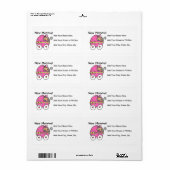 Nieuwe cadeautjes voor mama baby Girl Etiket (Full Sheet)