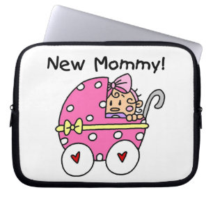 Nieuwe cadeautjes voor mama baby Girl Laptop Sleeve