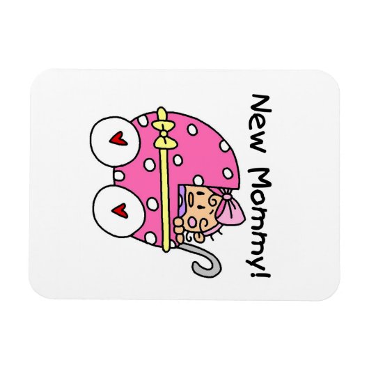 Nieuwe cadeautjes voor mama baby Girl Magneet (Horizontaal)