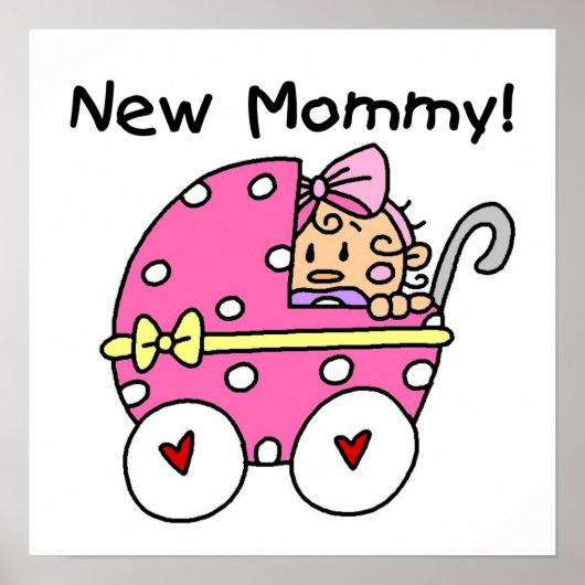 Nieuwe cadeautjes voor mama baby Girl Poster (Voorkant)