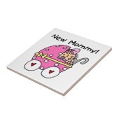 Nieuwe cadeautjes voor mama baby Girl Tegeltje (Zijkant)