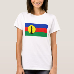 Nieuwe Caledonia-vlag x Map T-Shirt