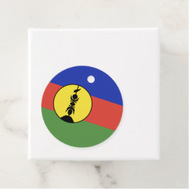 Nieuwe Caledonië vlag Bedankjes Labels