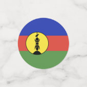 Nieuwe Caledonië vlag Confetti (Kleine voorkant)