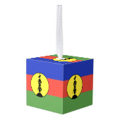 Nieuwe Caledonië vlag Decoratie (Achter hoekig)