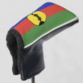 Nieuwe Caledonië vlag Golfheadcover (3/4 voorkant)