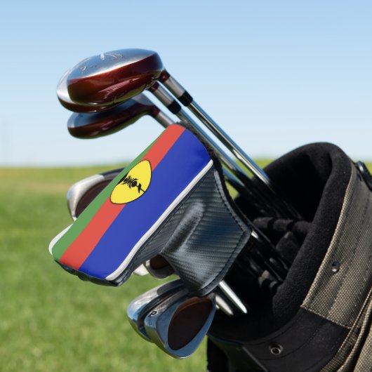 Nieuwe Caledonië vlag Golfheadcover (Insitu)
