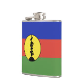 Nieuwe Caledonië vlag Heupfles (Links)