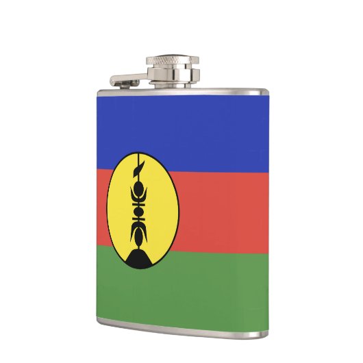Nieuwe Caledonië vlag Heupfles (Links)
