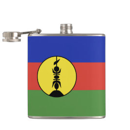 Nieuwe Caledonië vlag Heupfles