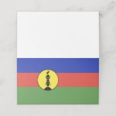 Nieuwe Caledonië vlag Plaatskaartje (Buitenkant ongevouwen)