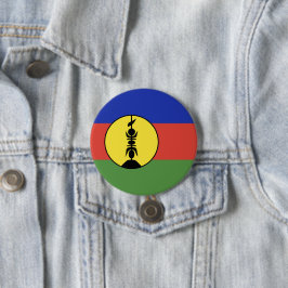 Nieuwe Caledonië vlag Ronde Button 7,6 Cm