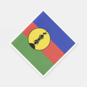 Nieuwe Caledonië vlag Servet (Hoek)