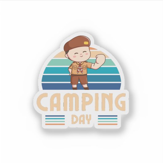 Nieuwe camping stickers (Voorkant)