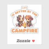 Nieuwe camping stickers (Vel)