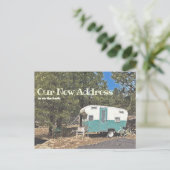 Nieuwe  Camping Trailer van de Aankondiging van he Briefkaart (Staand voorkant)