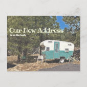 Nieuwe  Camping Trailer van de Aankondiging van he Briefkaart (Voorkant)