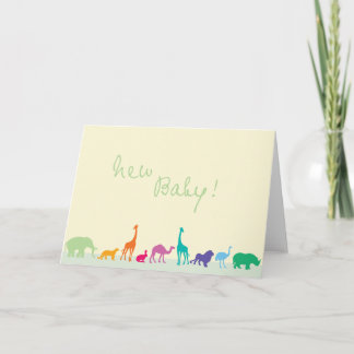 Nieuwe card_horizontal babydieren aankondiging