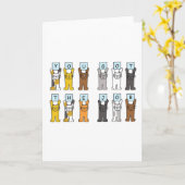 Nieuwe Cartoons gefeliciteerd met werk Kaart (Gele Bloem)